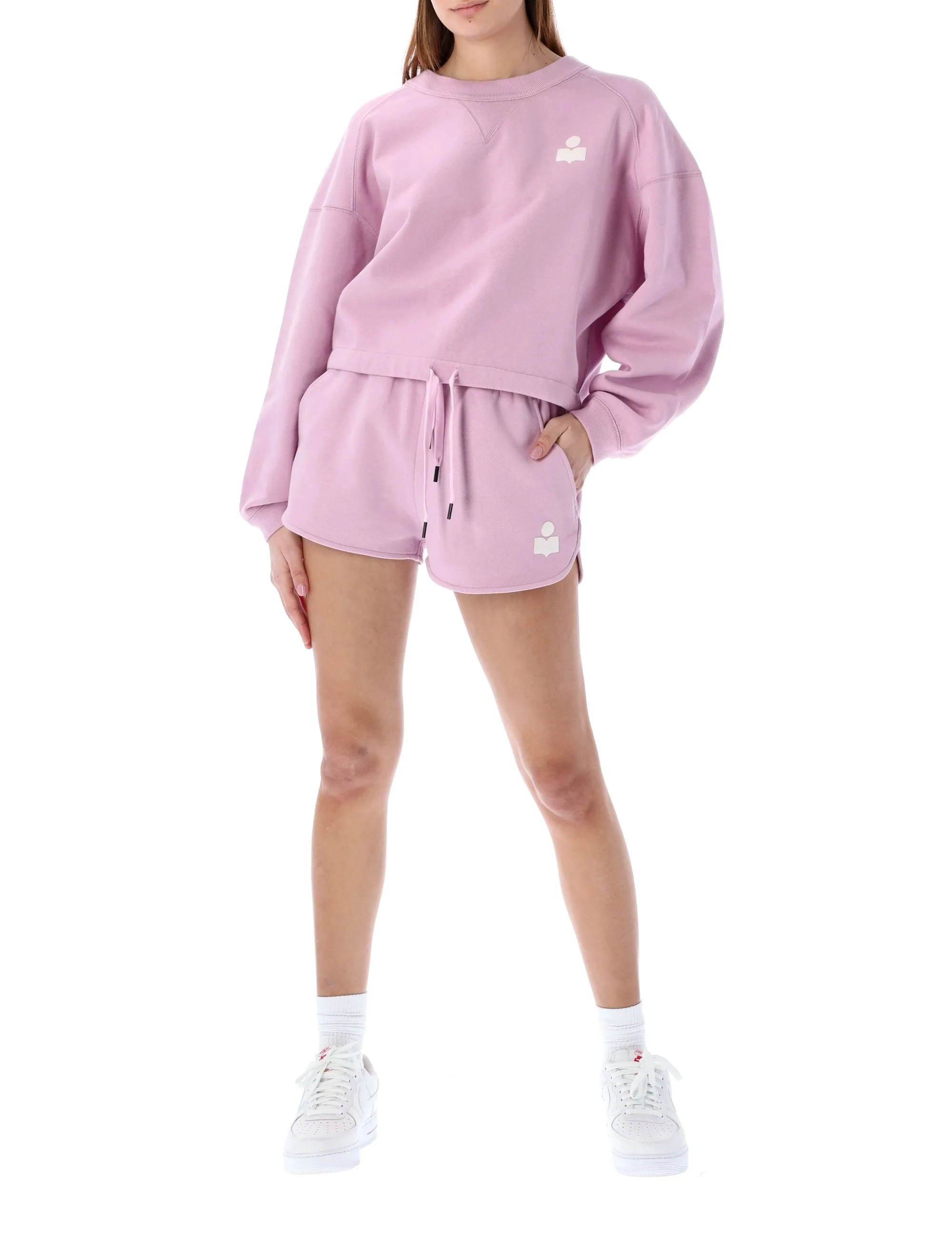 Isabel Marant toile Mifikia Logo Printed Shorts