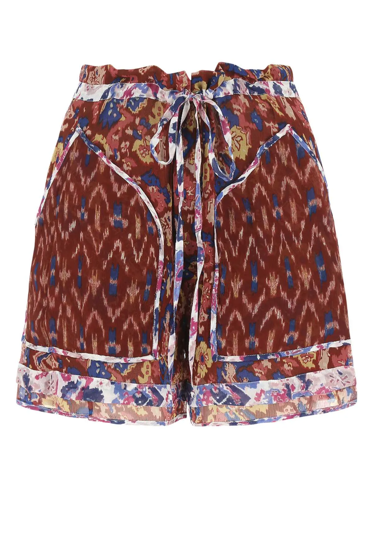 Isabel Marant toile Riolmy Abstract Patterned Mini Shorts