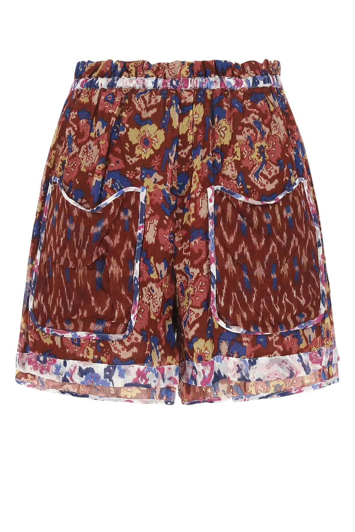 Isabel Marant toile Riolmy Abstract Patterned Mini Shorts