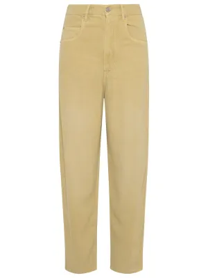 Isabel Marant toile Ticosy High-Waist Tapered Jeans
