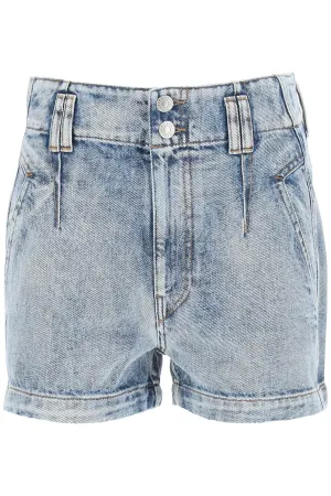 Isabel Marant toile Tihiana High Waisted Denim Shorts