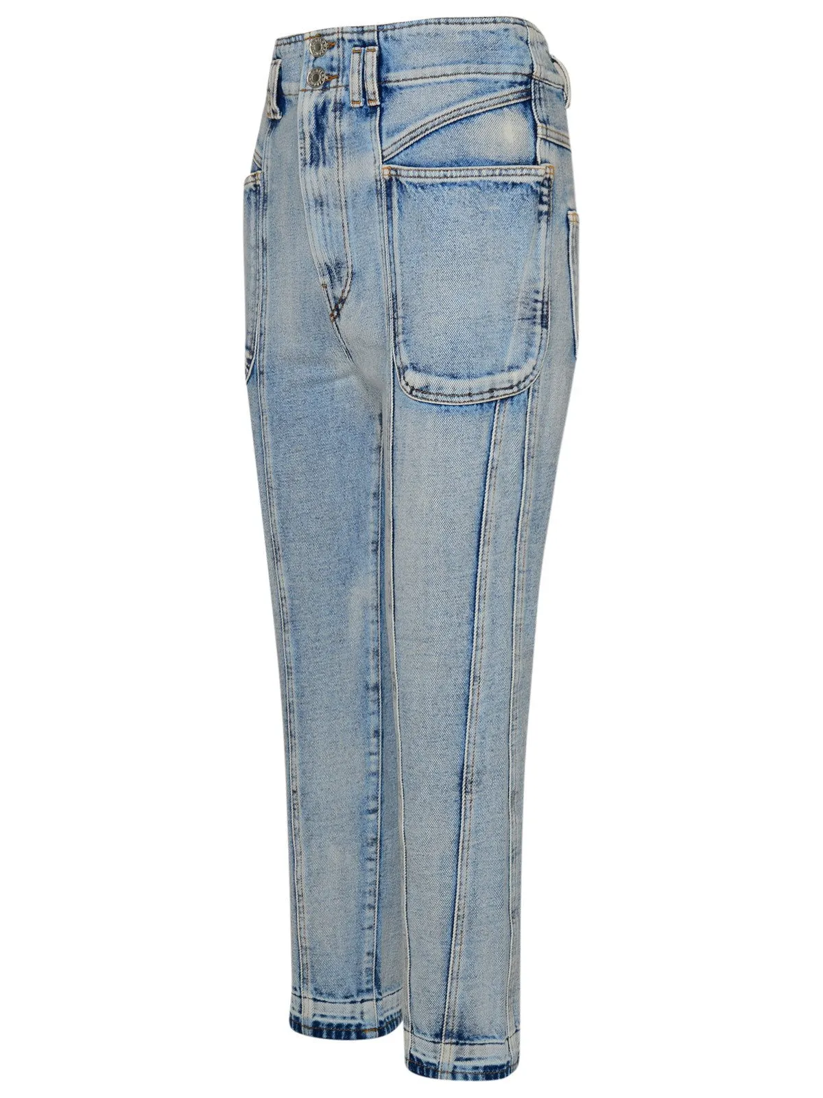 Isabel Marant toile Tuscon Tapered-Leg Jeans