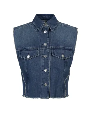 Isabel Marant toile Tyra Sleeveless Denim Jacket