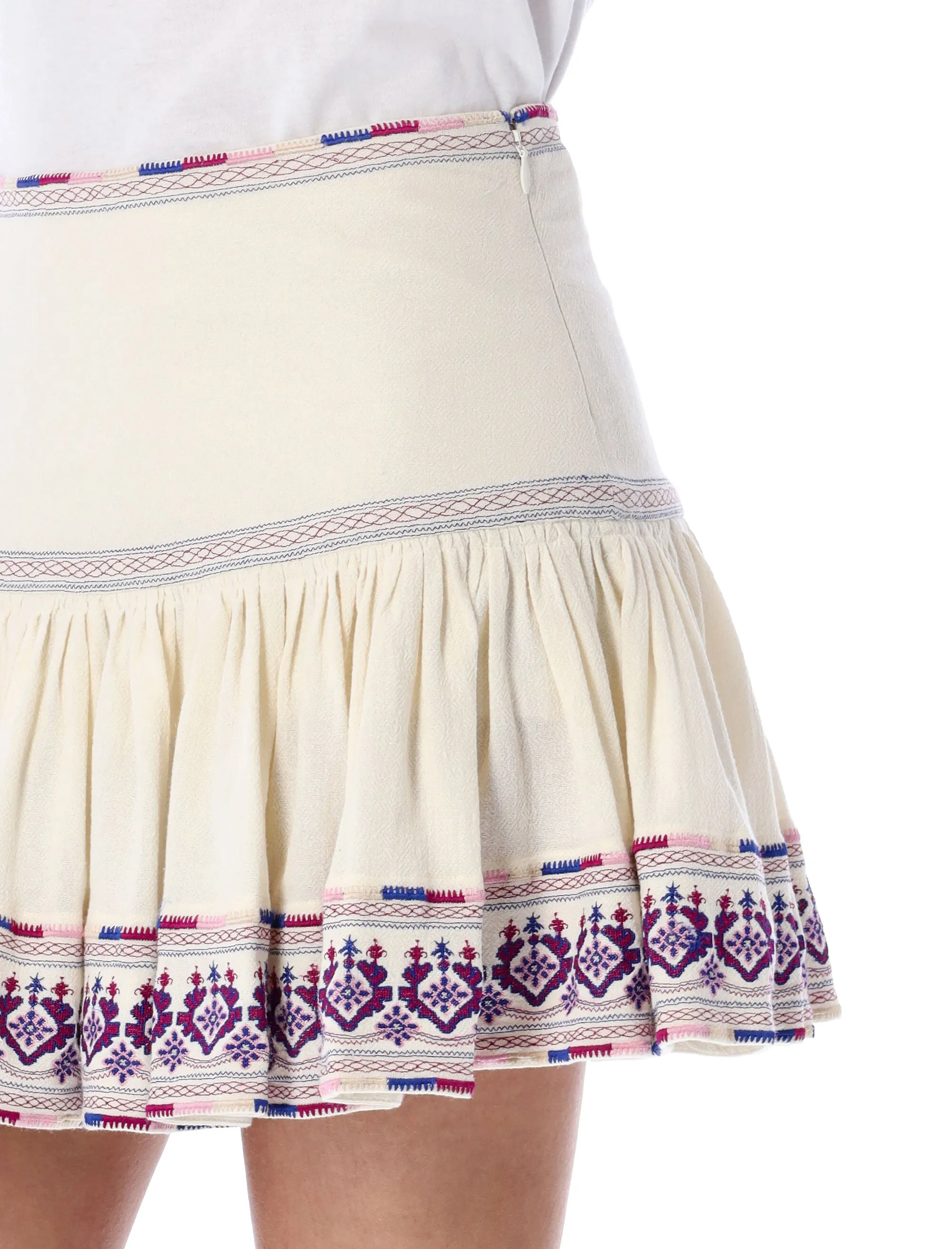 Isabel Marant toile Tyruss Flared Mini Skirt