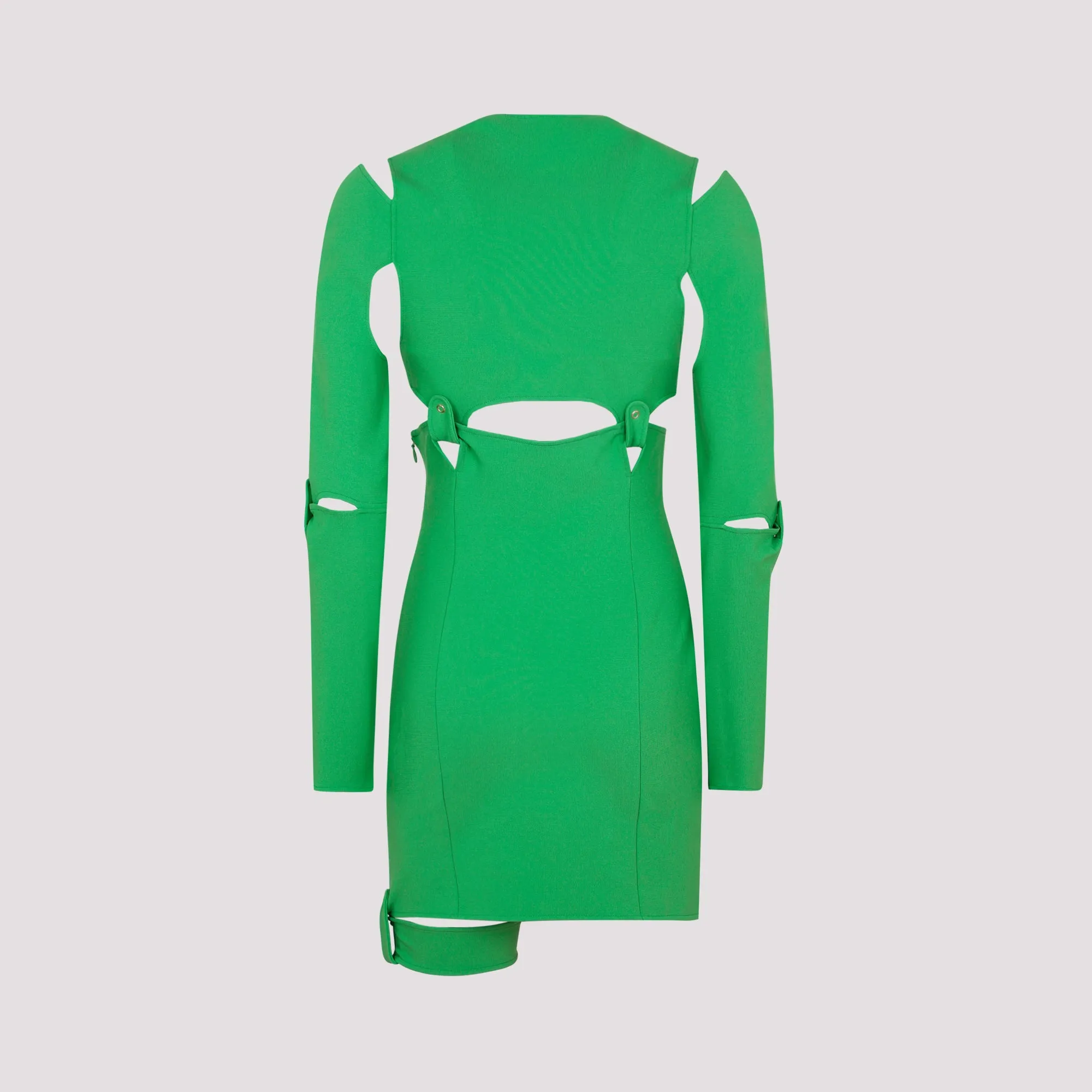 Jacquemus Cut Out Detailed Mini Dress
