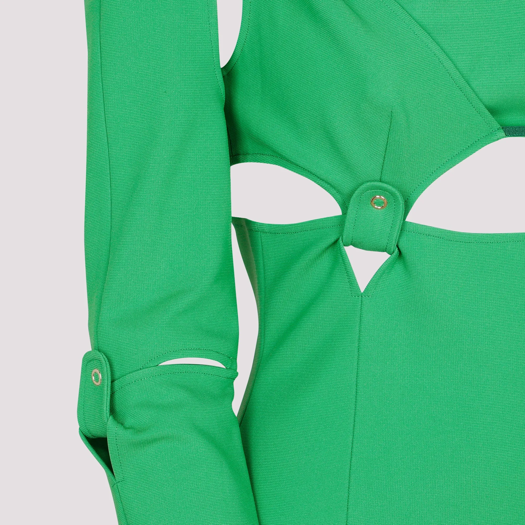 Jacquemus Cut Out Detailed Mini Dress