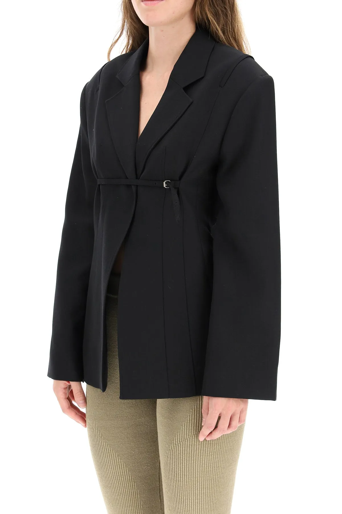 Jacquemus La Veste Sauge Fitted Jacket