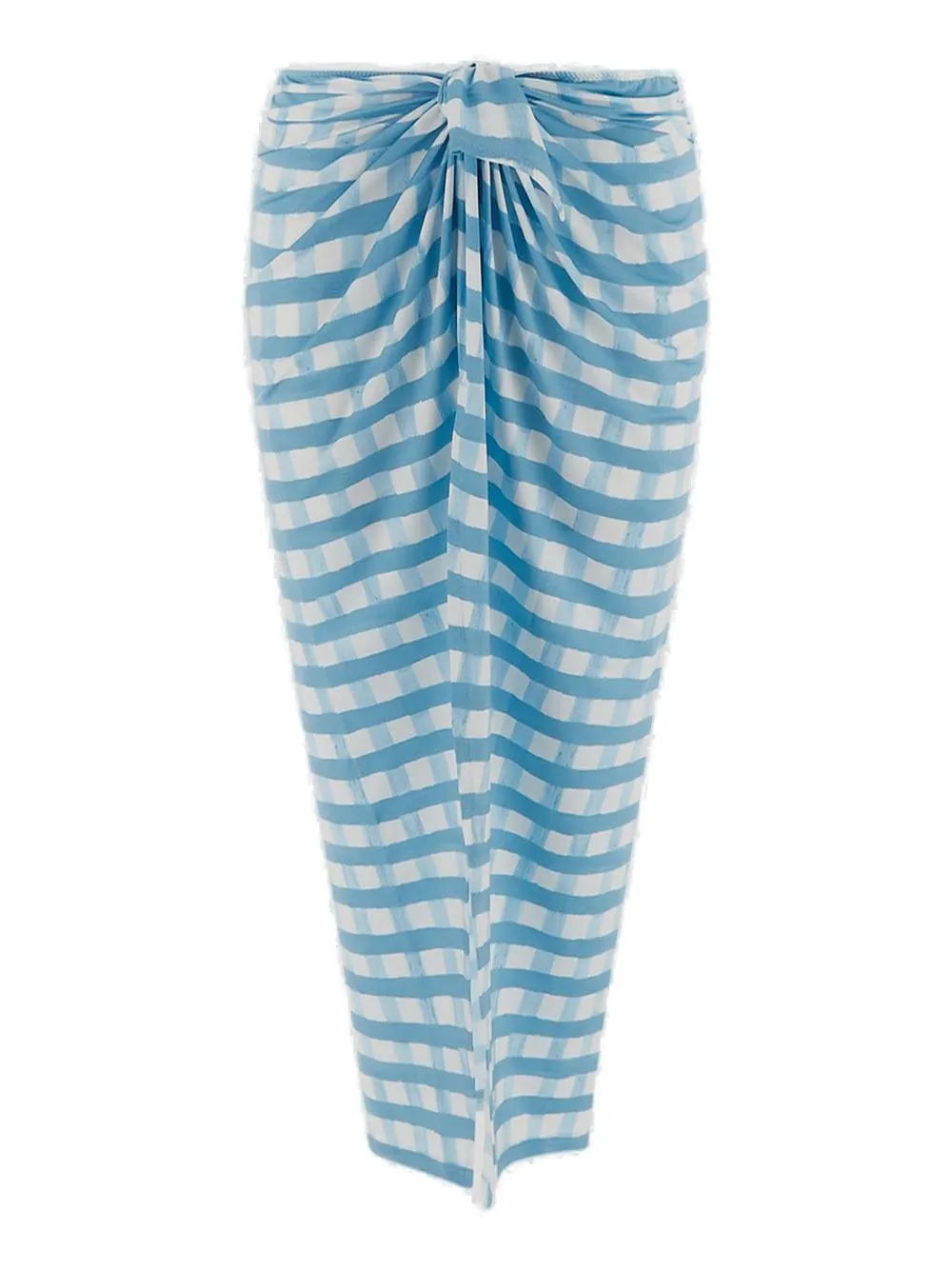 Jacquemus Plaid Pattern High Waist Skirt