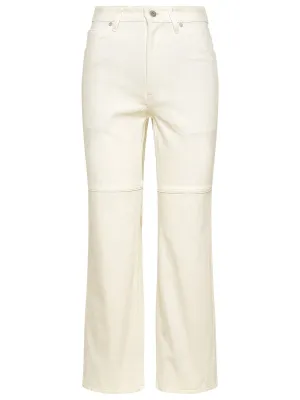 Jil Sander Buttoned Straight Leg Jeans