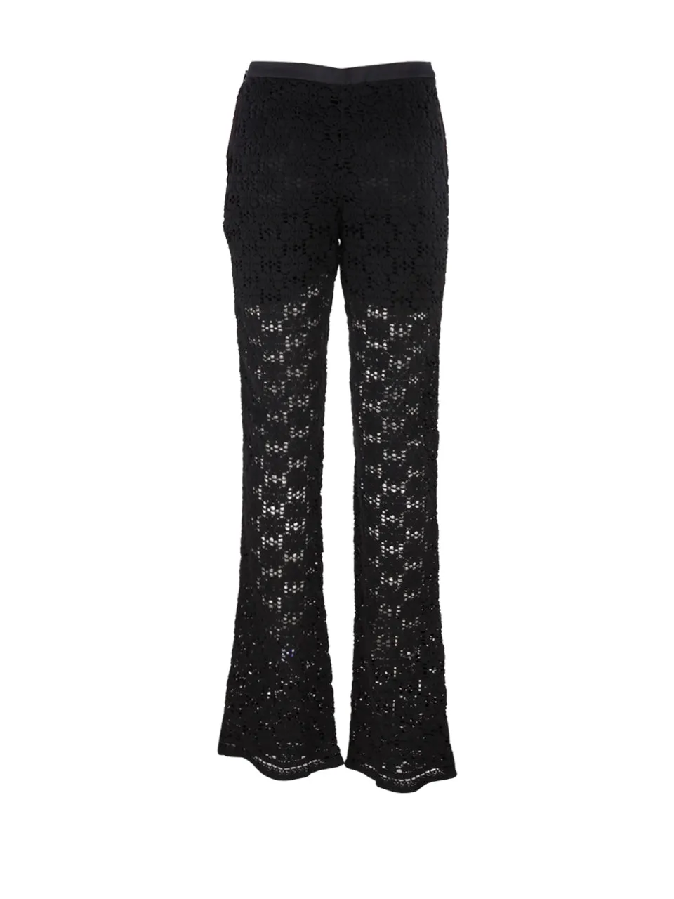 Jil Sander Floral Embroidered Knitted Pants