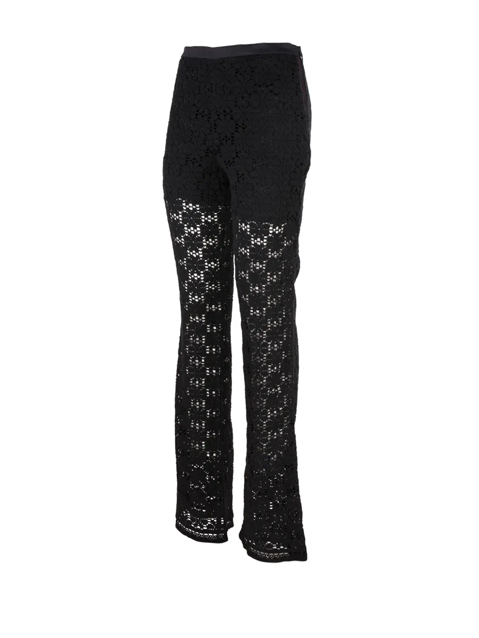 Jil Sander Floral Embroidered Knitted Pants