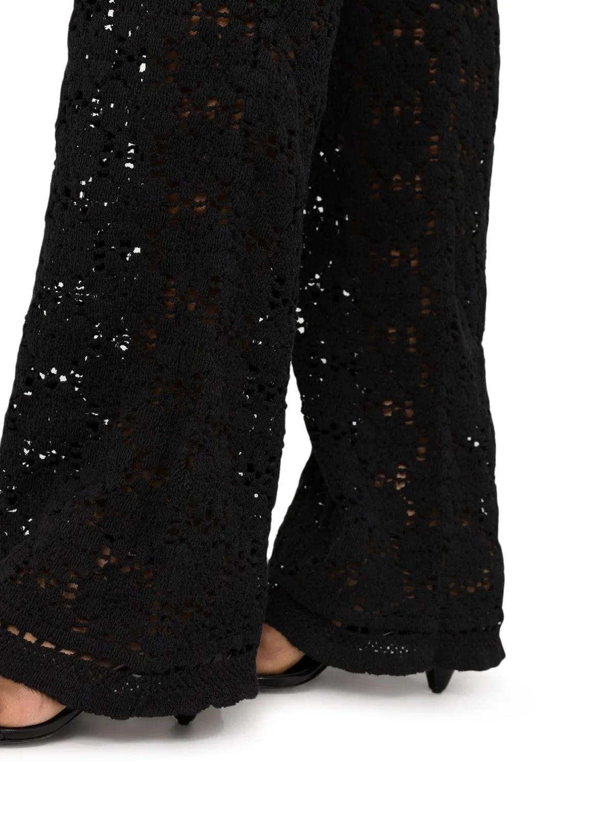 Jil Sander Floral Embroidered Knitted Pants