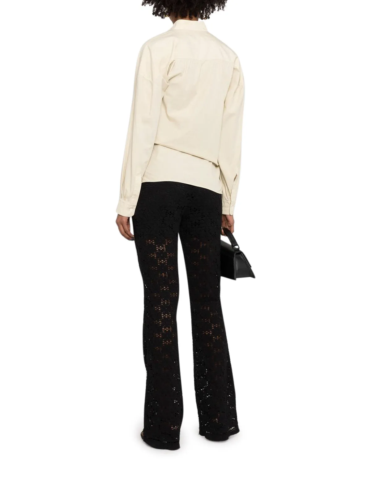 Jil Sander Floral Embroidered Knitted Pants