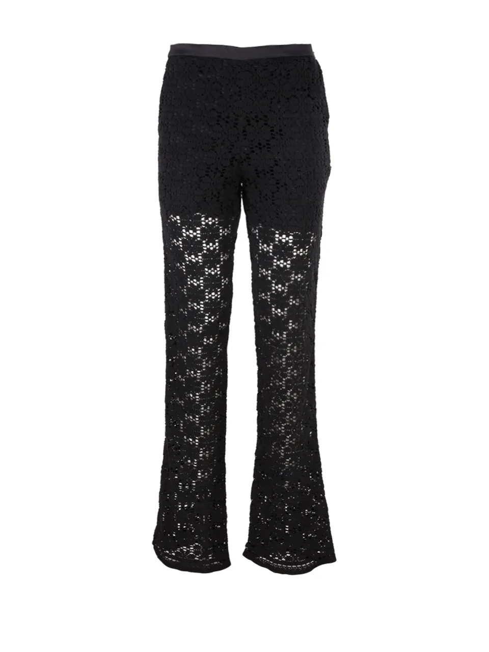 Jil Sander Floral Embroidered Knitted Pants