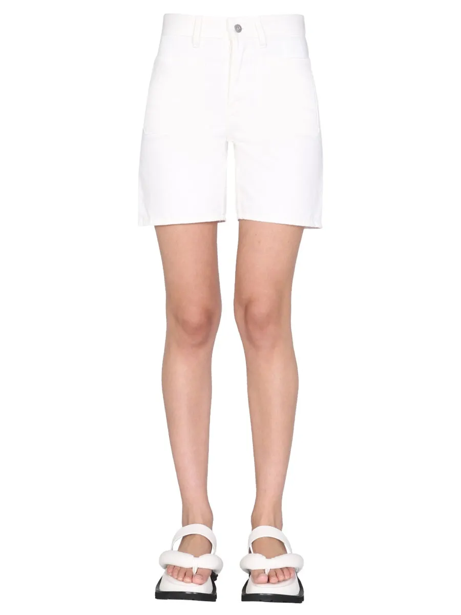Jil Sander High-Waisted Denim Shorts