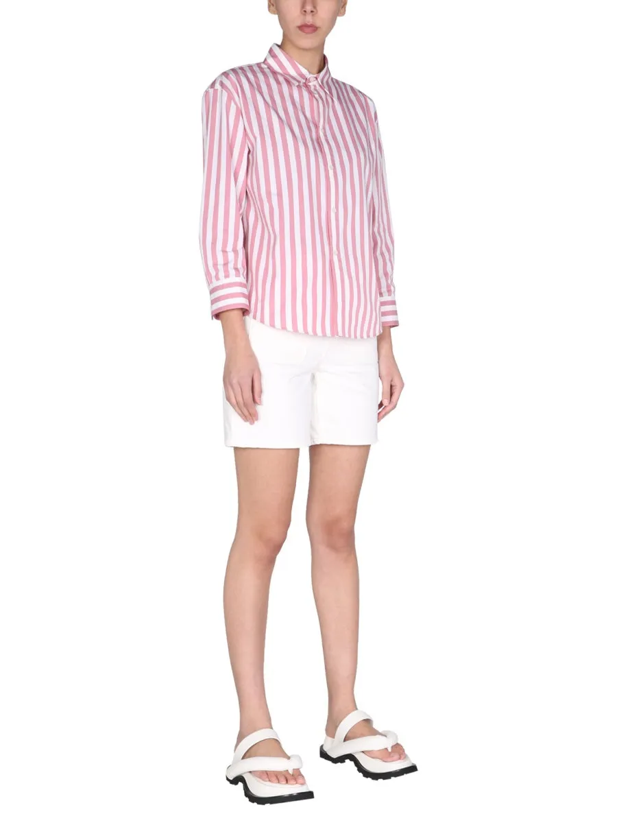 Jil Sander High-Waisted Denim Shorts