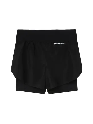 Jil Sander Logo Printed Shorts