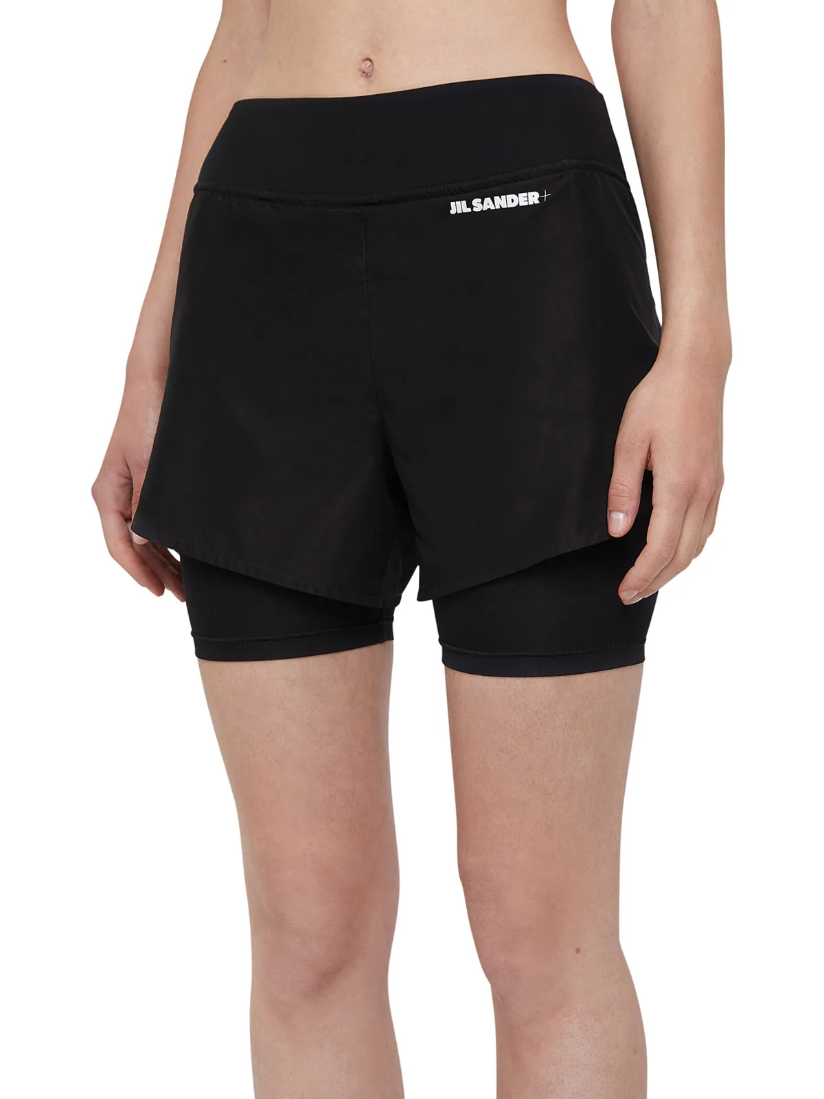 Jil Sander Logo Printed Shorts
