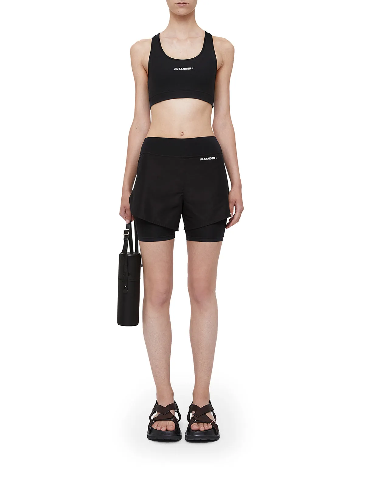 Jil Sander Logo Printed Shorts