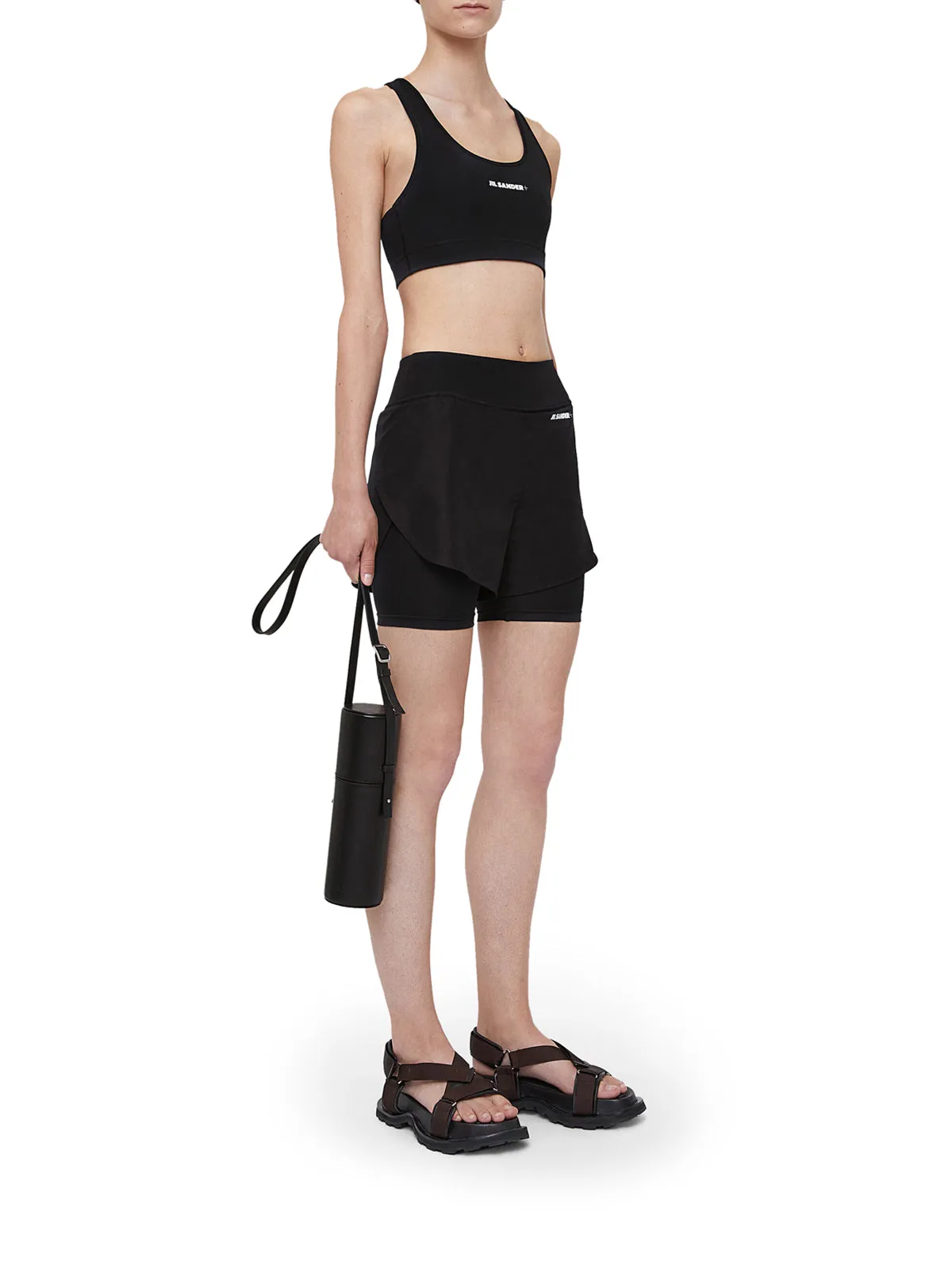Jil Sander Logo Printed Shorts