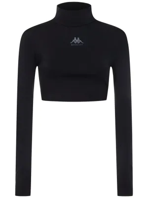 KAPPA X Befancyfit Turtleneck Cut-Out Stretch Top