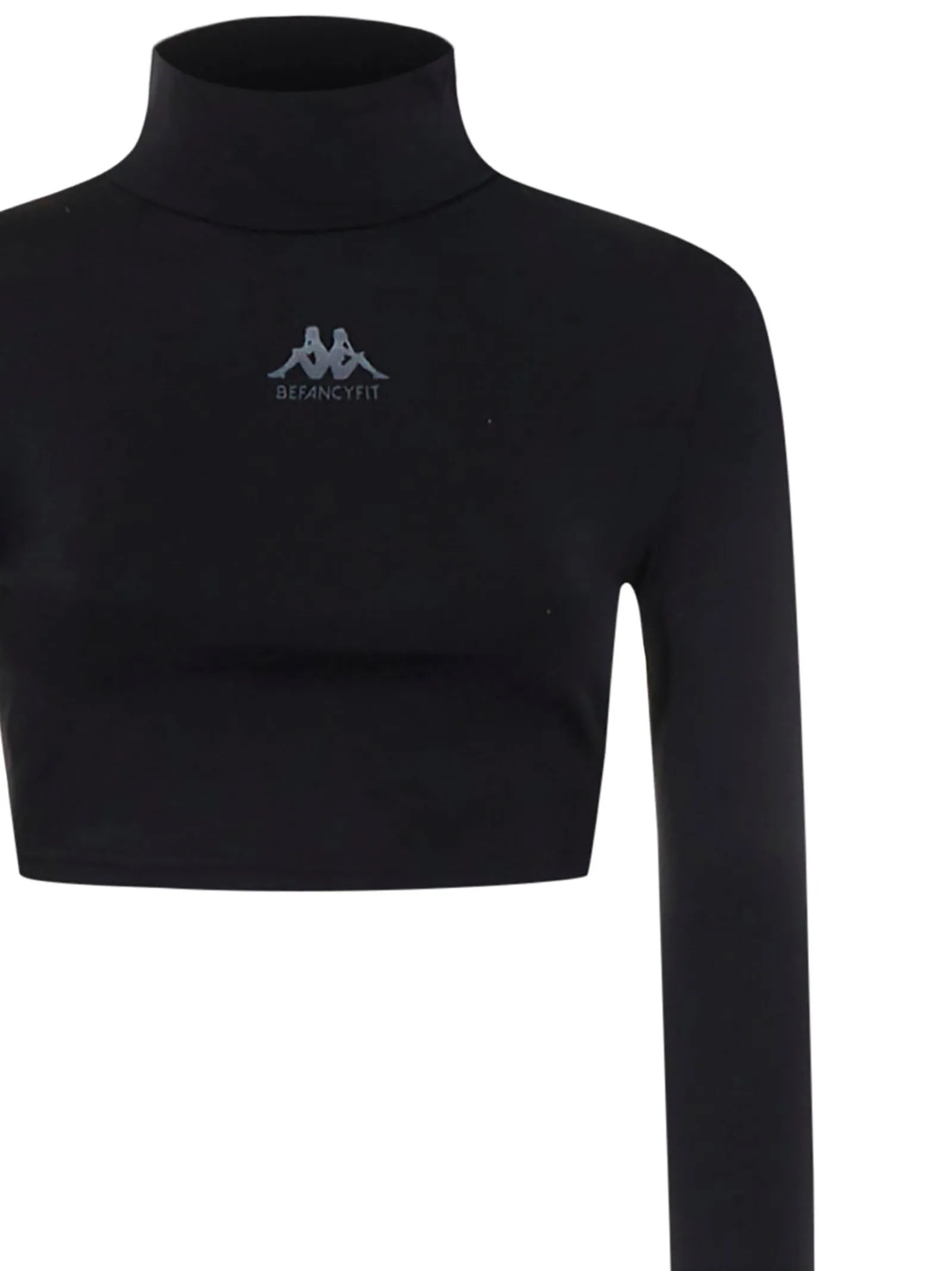 KAPPA X Befancyfit Turtleneck Cut-Out Stretch Top
