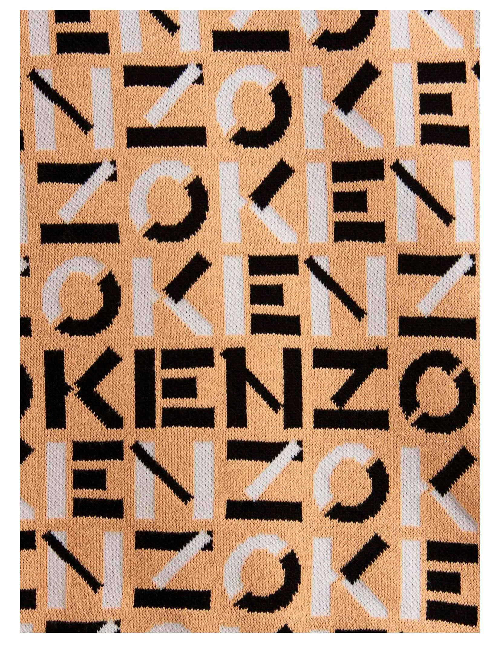 Kenzo Allover Logo Printed Crewneck Mini Dress