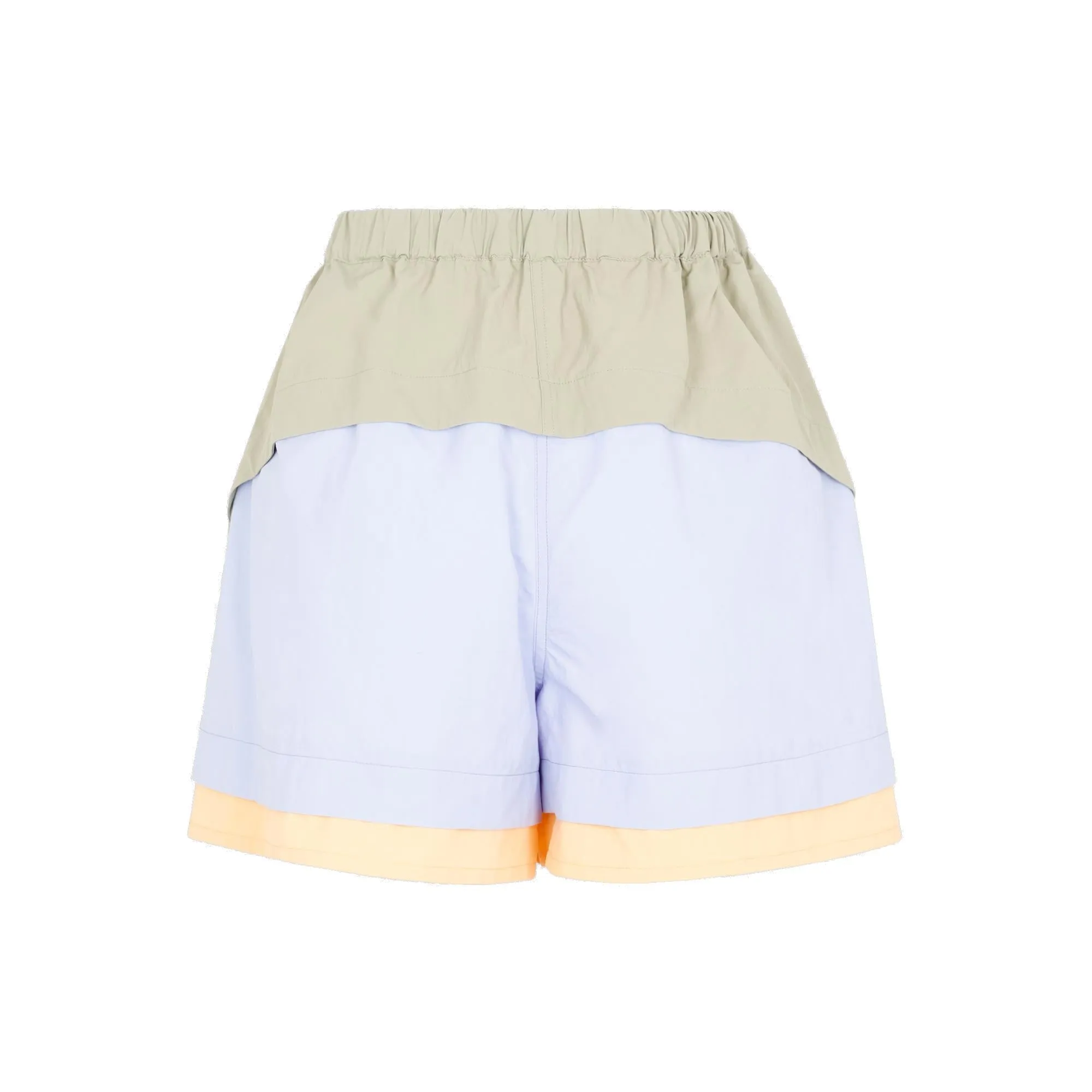 Kenzo Color-Block Logo Printed Shorts