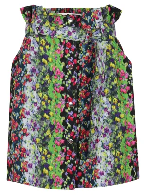 Kenzo Floral Printed Above-Knee Skirt