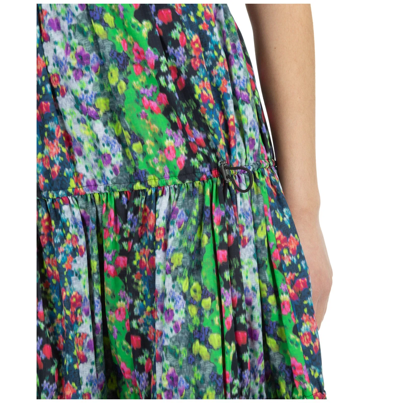 Kenzo Floral Printed High Waist Midi Skirt