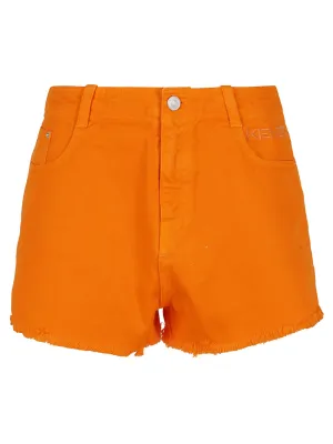 Kenzo Frayed Edge Denim Shorts