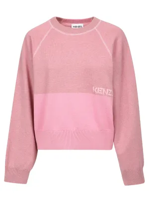 Kenzo Logo Embroidered Knit Jumper