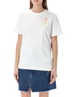Kenzo Logo Printed Crewneck T-Shirt