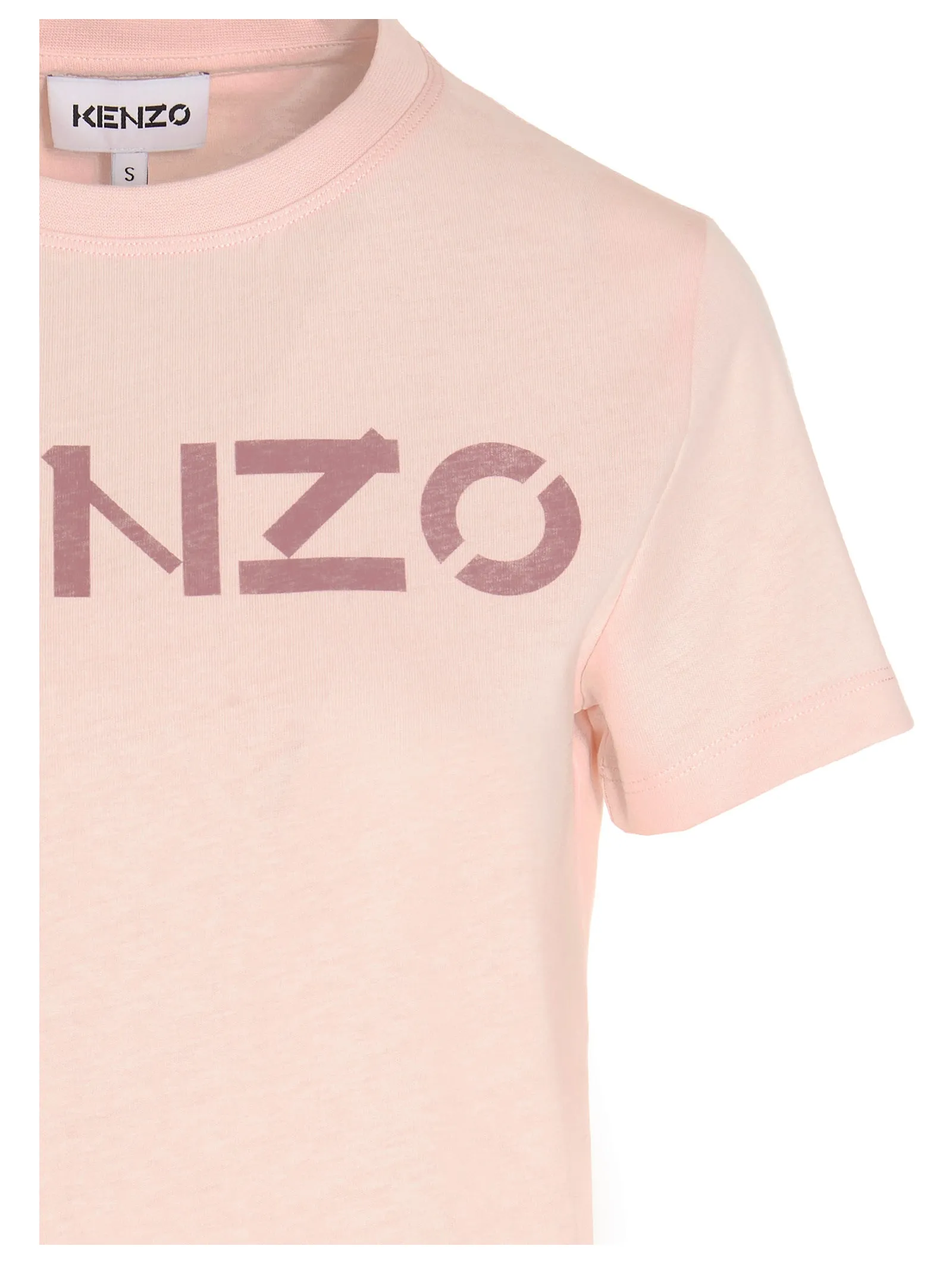 Kenzo Logo Printed Crewneck T-Shirt