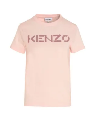 Kenzo Logo Printed Crewneck T-Shirt
