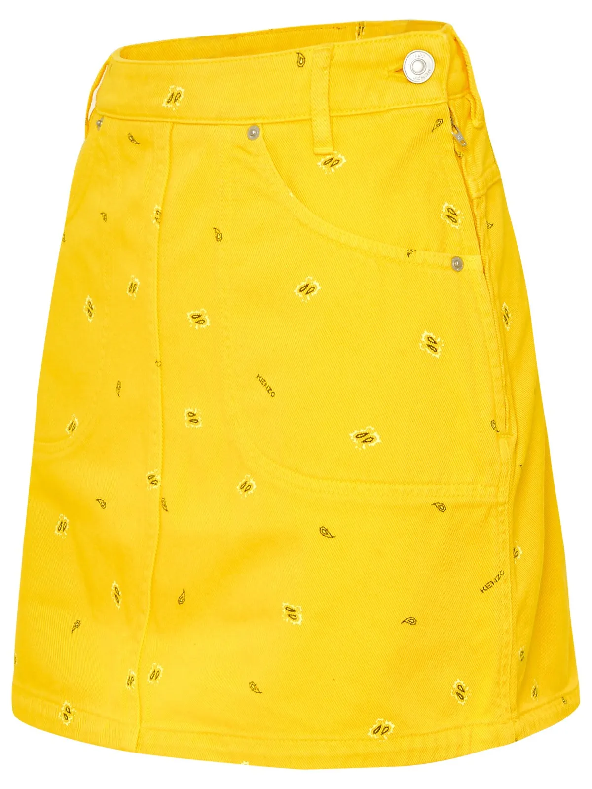Kenzo Paisley Printed A-Line Mini Skirt