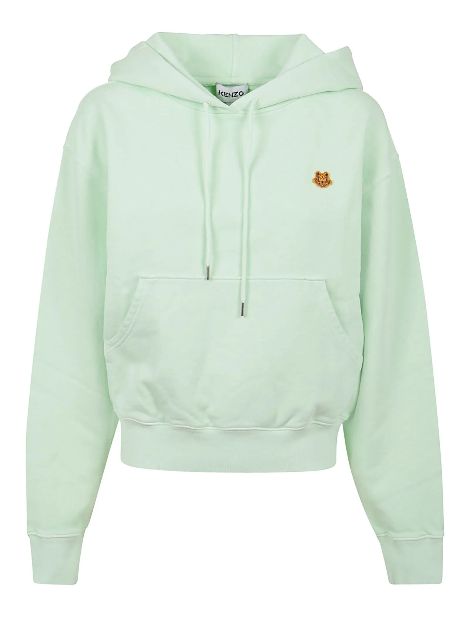 Kenzo Tiger Patch Drawstring Hoodie