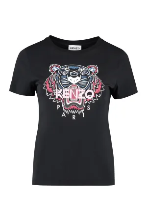 Kenzo Tiger Printed Crewneck T-Shirt