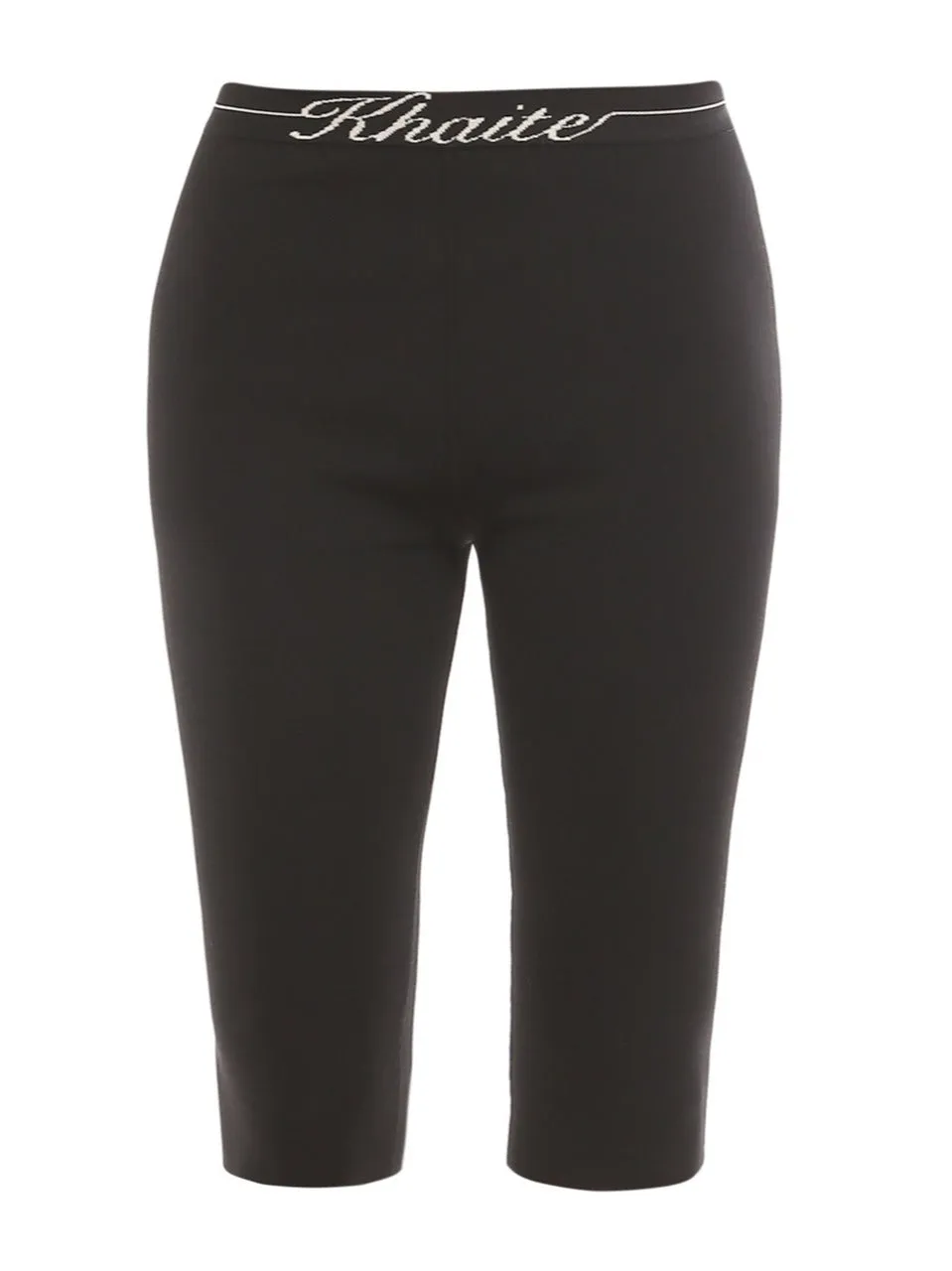Khaite Harden Logo Band Knee-Length Shorts