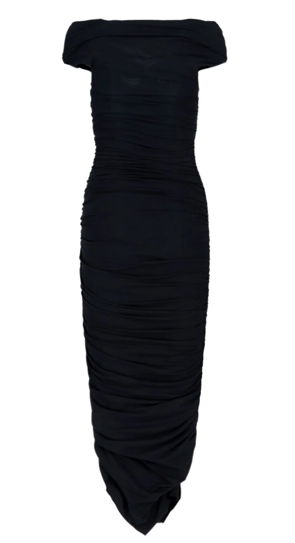 Khaite Spence Asymmetric Hem Dress