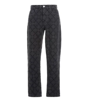 Koch All-Over Printed Straight-Leg Jeans