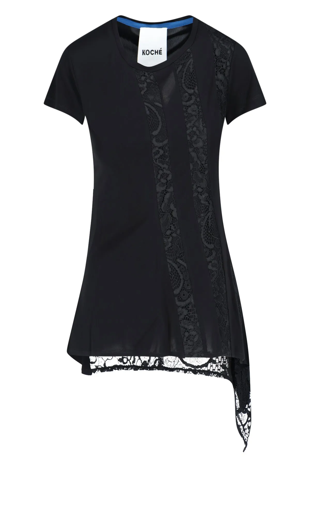 Koch Lace-Embroidered Crewneck T-Shirt