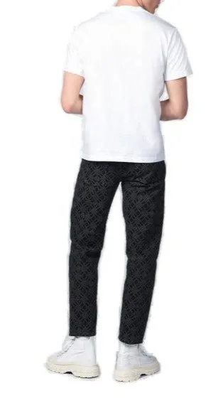 Koch Logo Embellished Crewneck T-Shirt