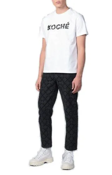 Koch Logo Embellished Crewneck T-Shirt