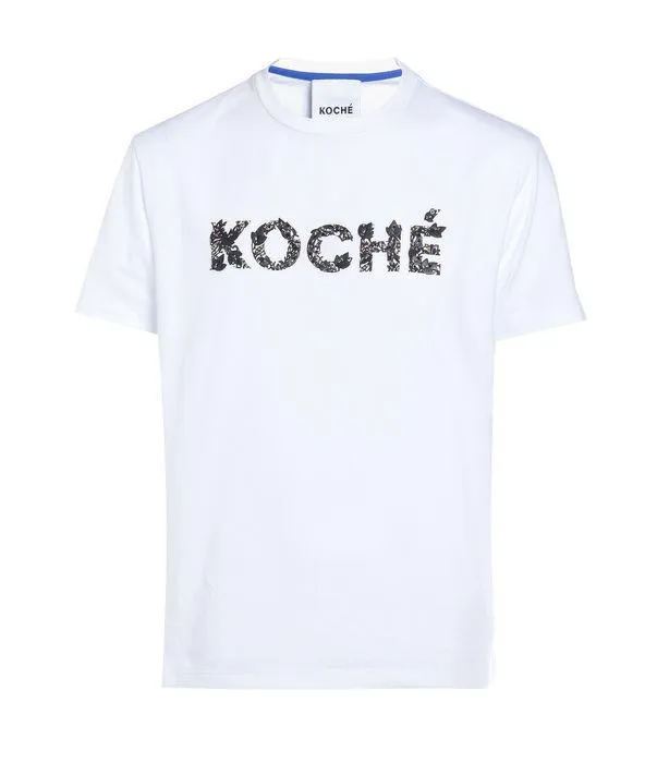 Koch Logo Embellished Crewneck T-Shirt