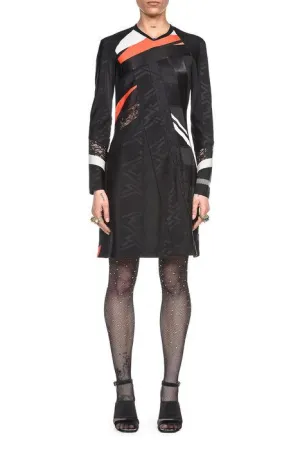 Koch Mesh Panelled Crewneck Dress