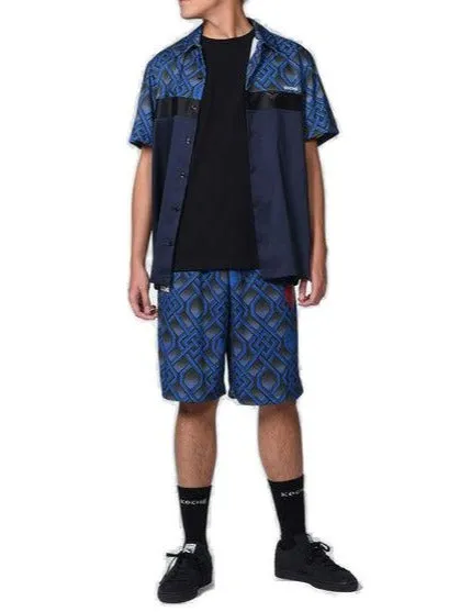 Koch Monogram Jacquard Football Shorts