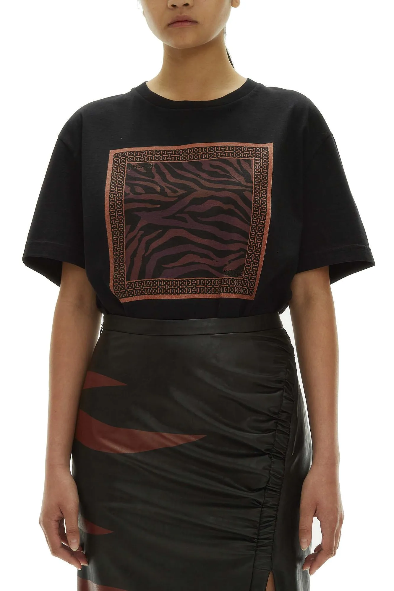 Koch Tiger Printed Crewneck T-Shirt