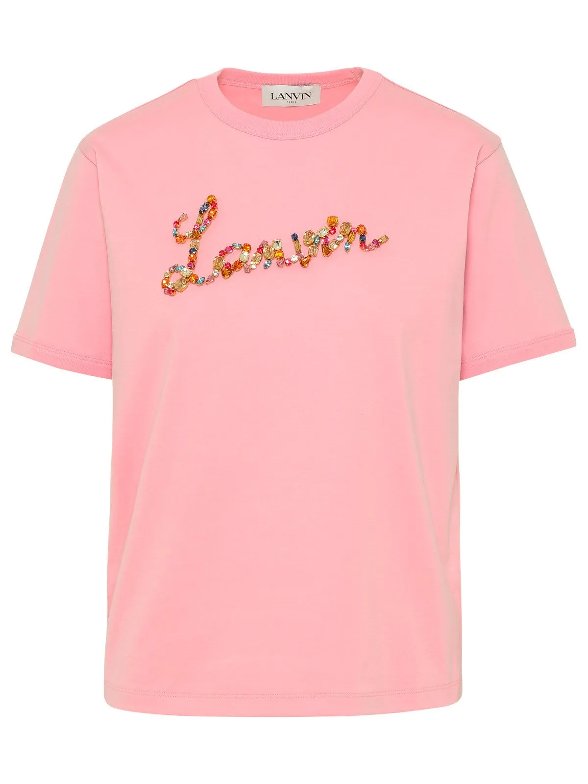 Lanvin Logo Embellished Crewneck T-Shirt