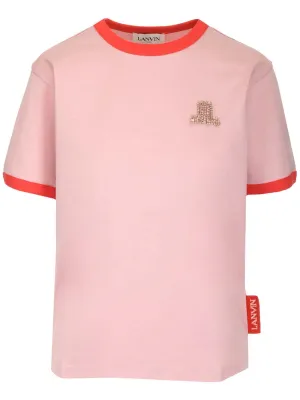 Lanvin Logo Embellished Crewneck T-Shirt